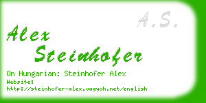 alex steinhofer business card